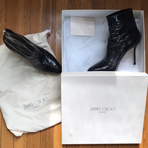 Jimmy Choo lizard booties - Picture 5 of 7